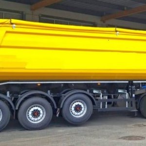 foto wenig 37m3 dumper auflieger kipp-wanne Schwarzmueller KIS 3/E