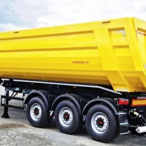 foto wenig 37m3 dumper auflieger kipp-wanne Schwarzmueller KIS 3/E