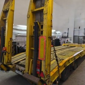 foto 30/24t tieflader anhänger 3achsen Schwarzmüller